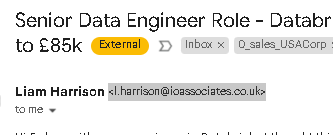if email has 4