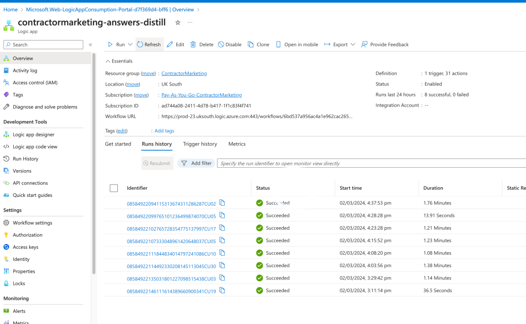 answer matrix build 23