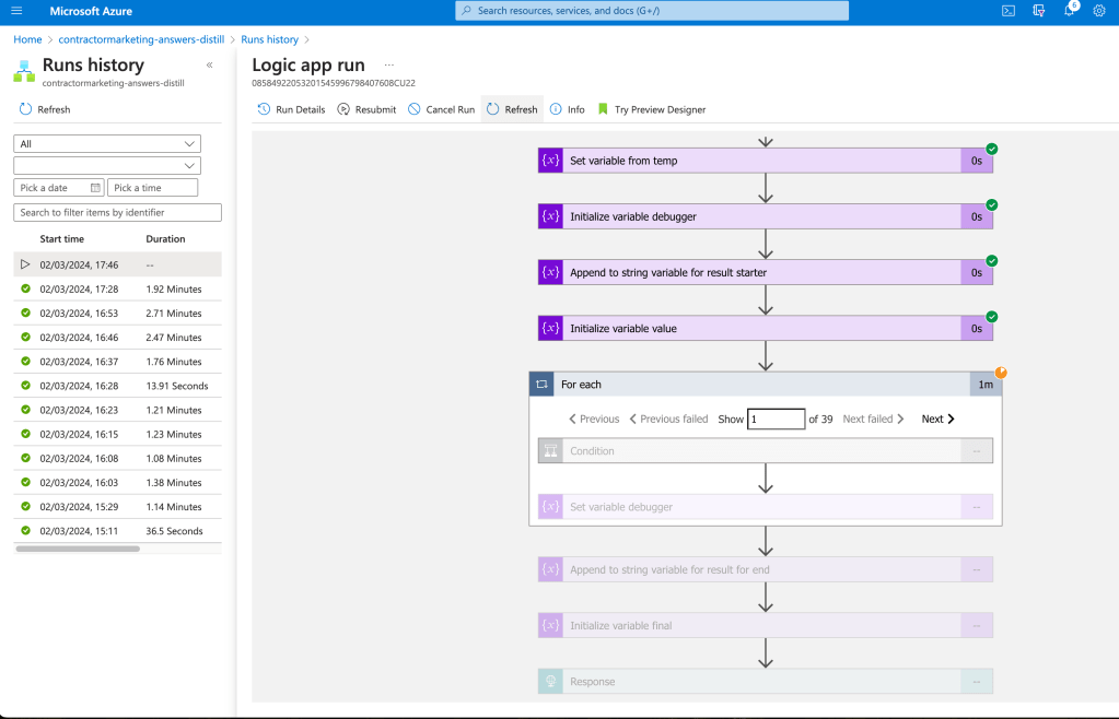 answer matrix build 31