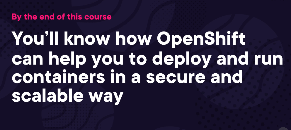 openshift course pluralsight 2