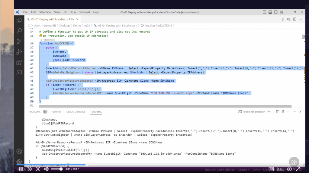 openshift course pluralsight 58