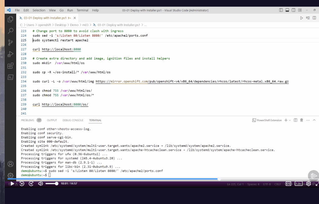 openshift course pluralsight 75