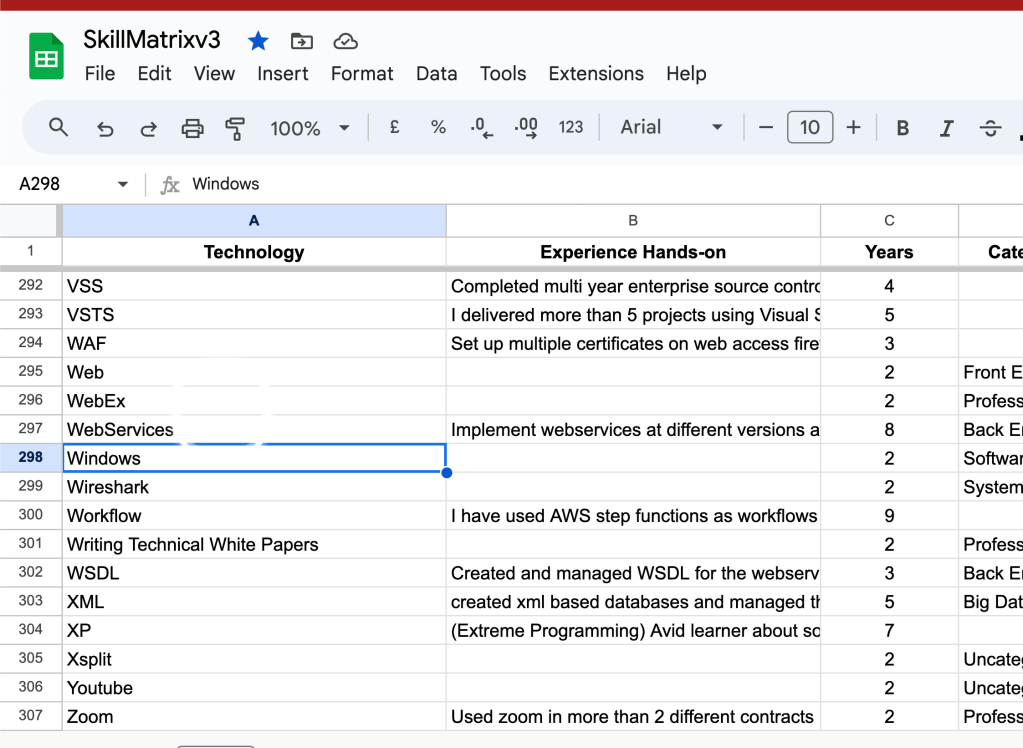 skills mapping error 2