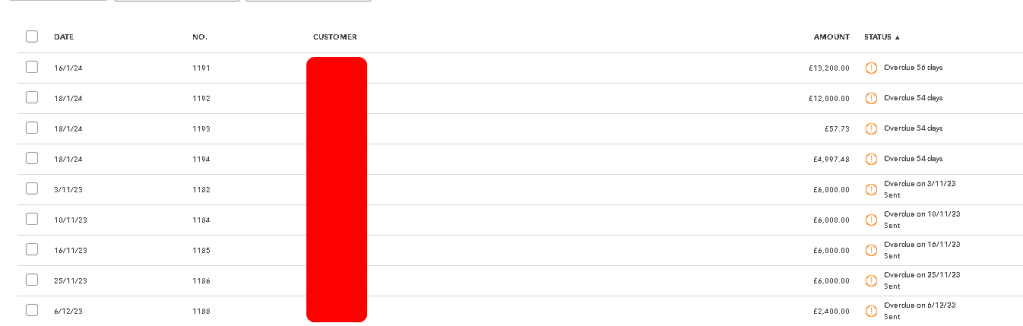 match the invoices 2