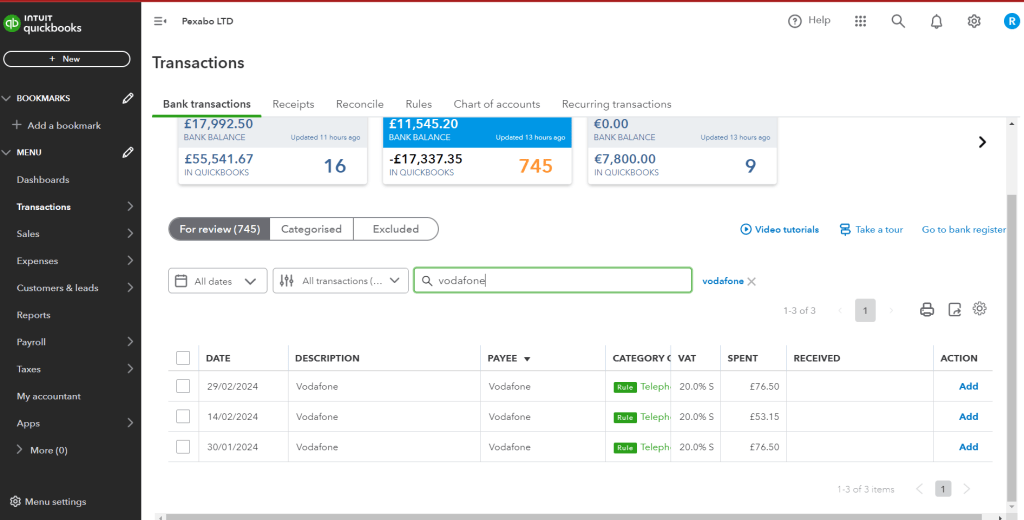 quickbooks uploading invoices 6