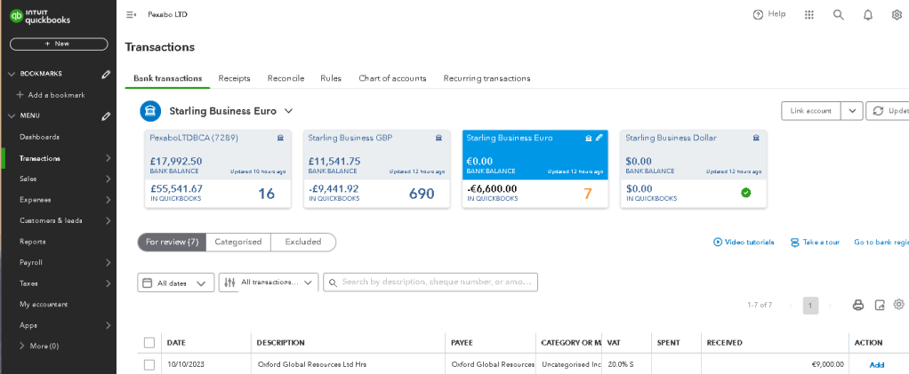 matching the invoices 1