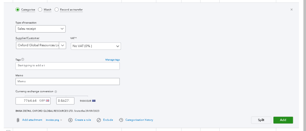 matching the invoices 5