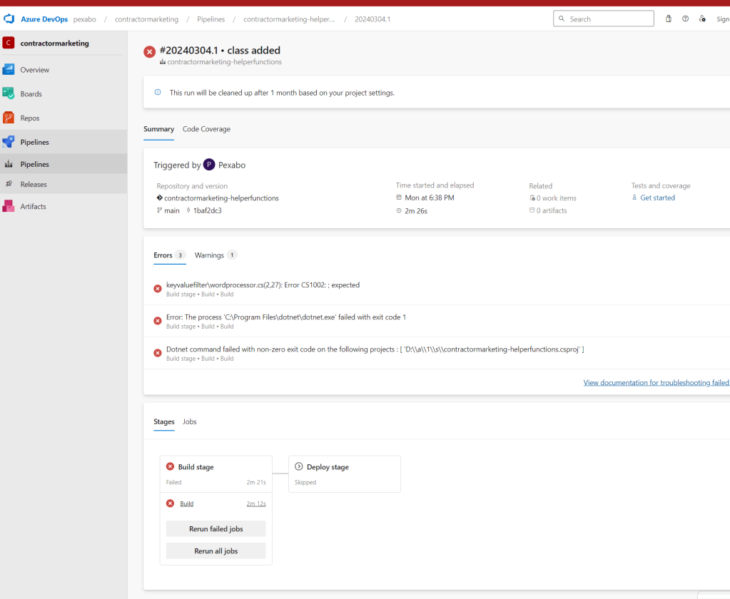 azure function changemanagement 3