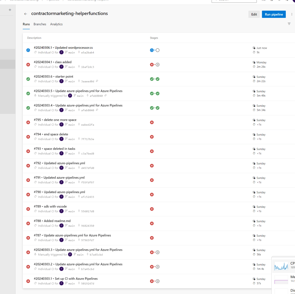 azure function changemanagement 7