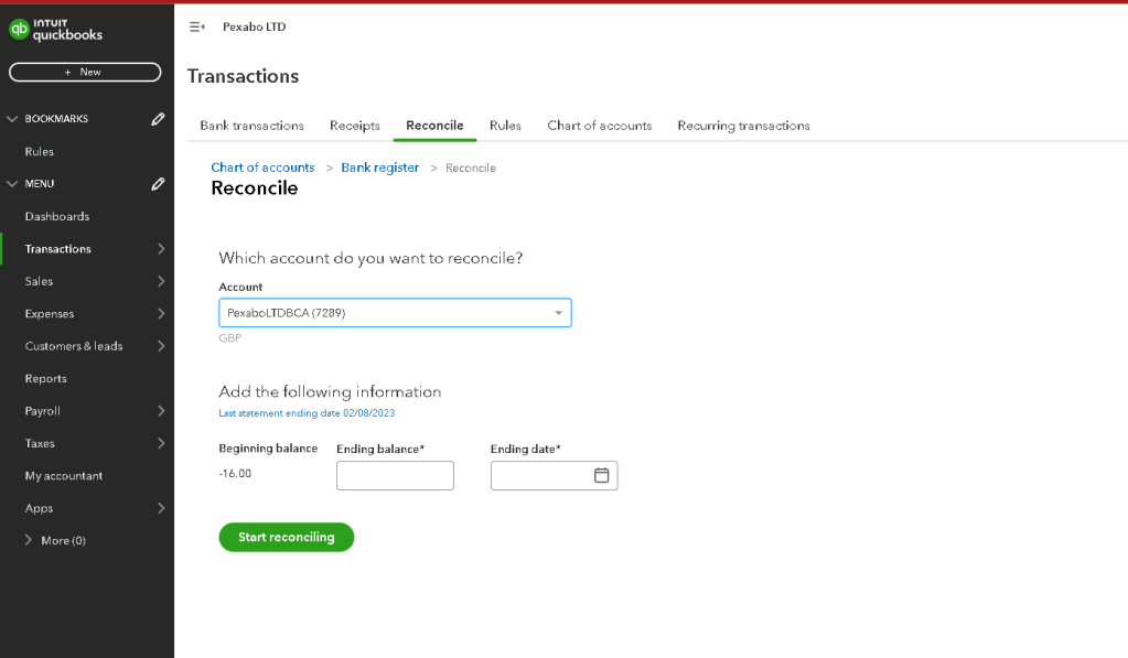 quickbooks fill the 76