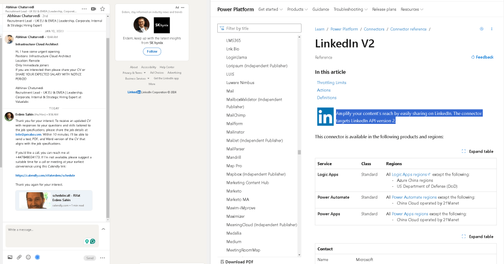 linkedin api for 2