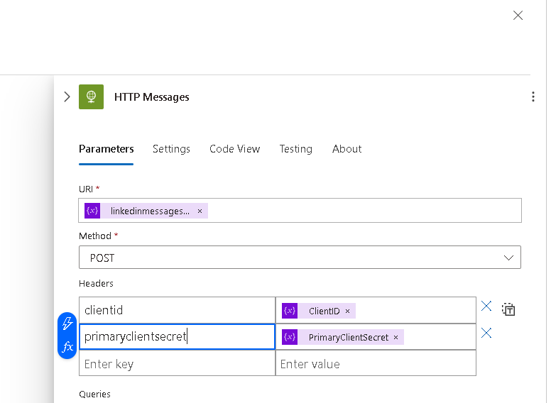 linkedin api for 20