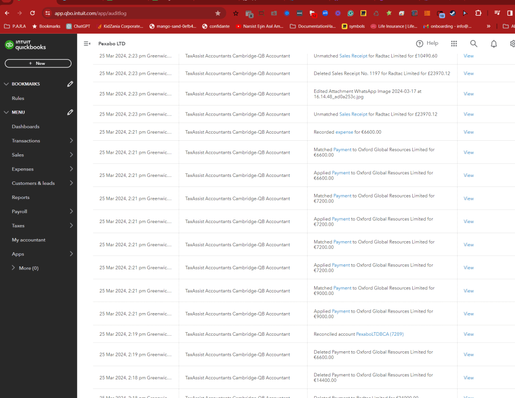audit trail and 6
