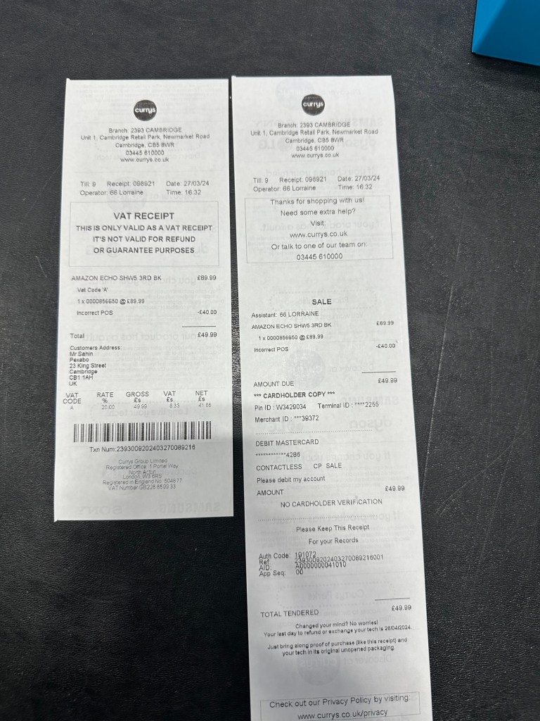 paying manually at 1