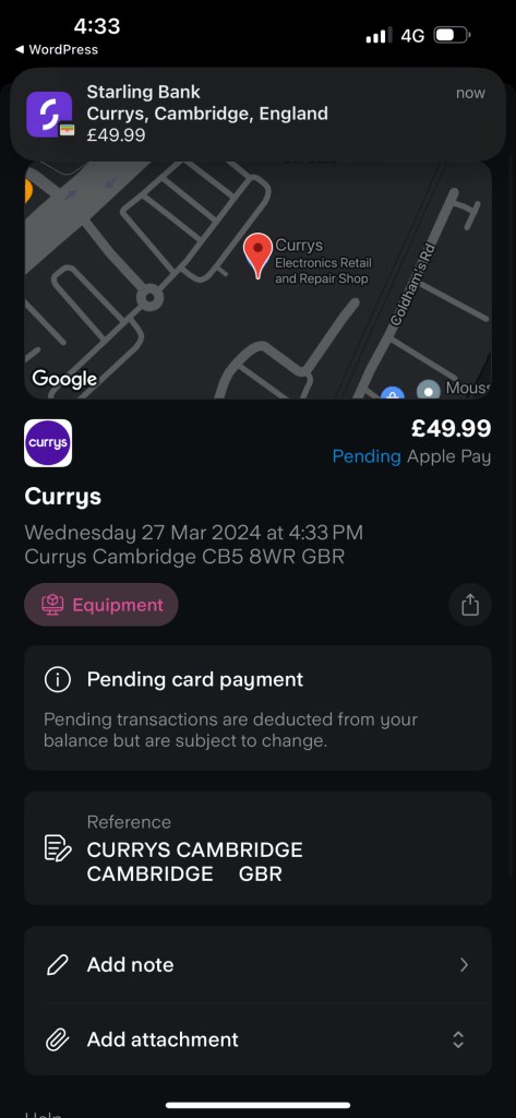 paying manually at 5