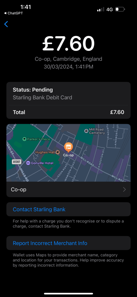 paying manually at 9