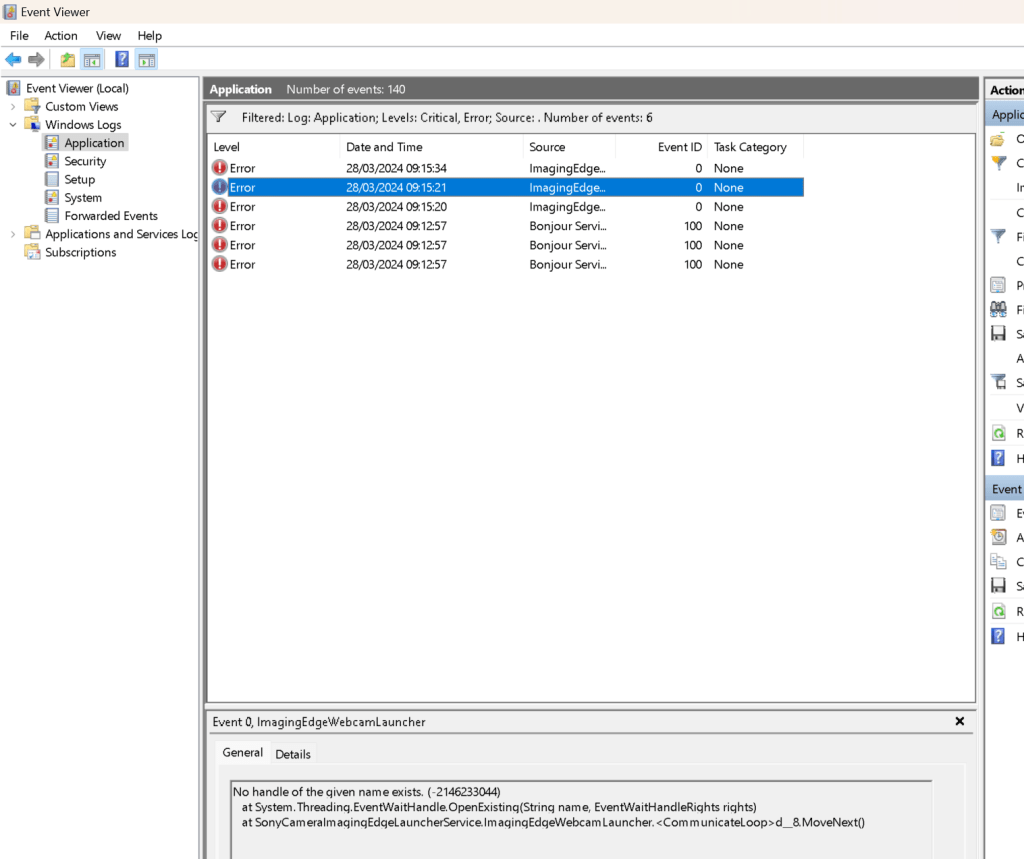 restart errors workstation 3
