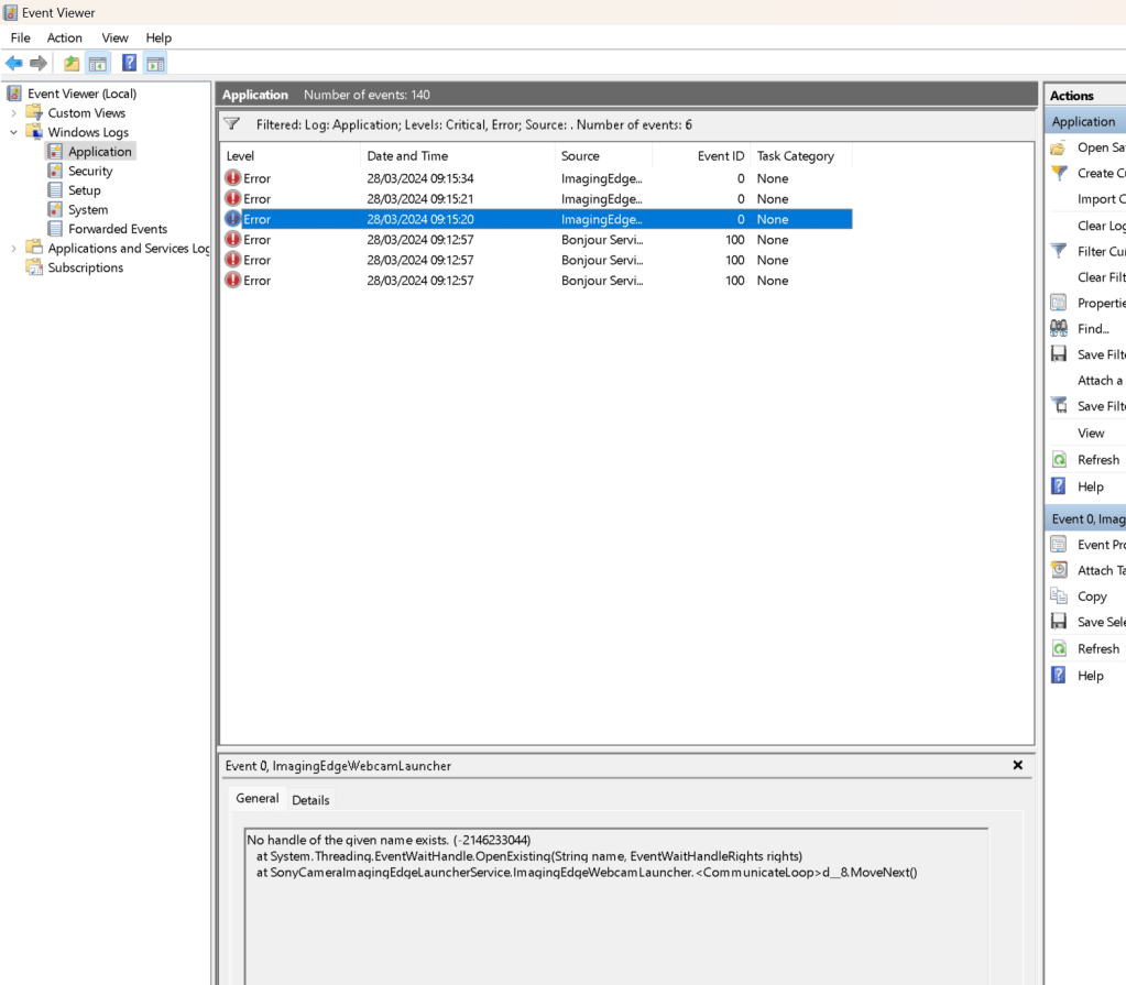 restart errors workstation 4