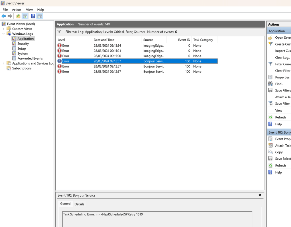 restart errors workstation 5