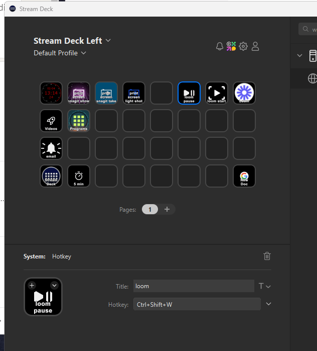 updates to stream 1