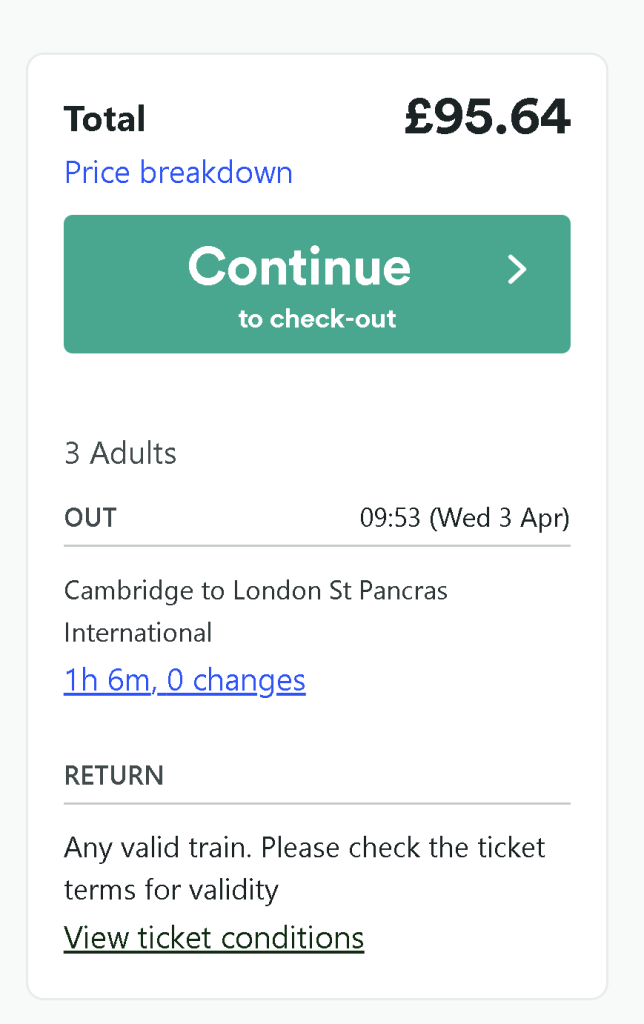 london travel plan 15