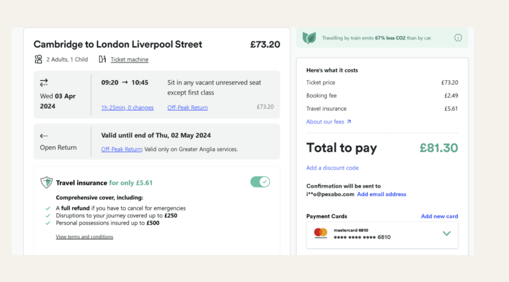 london travel plan 16