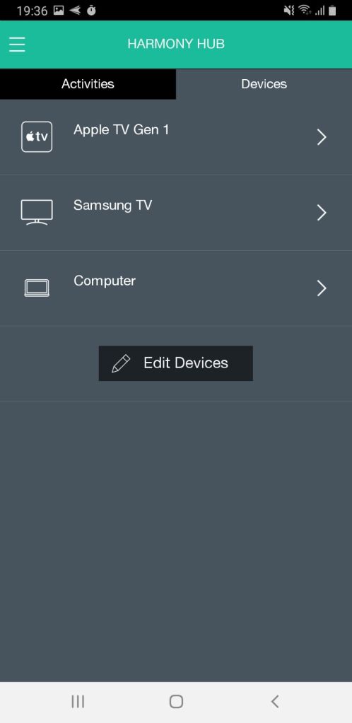 logitech harmony setup 1