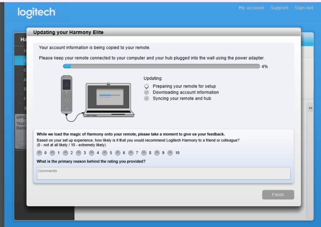 logitech harmony setup 12