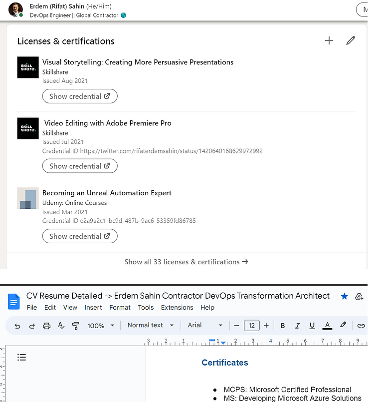 which certificate you 2