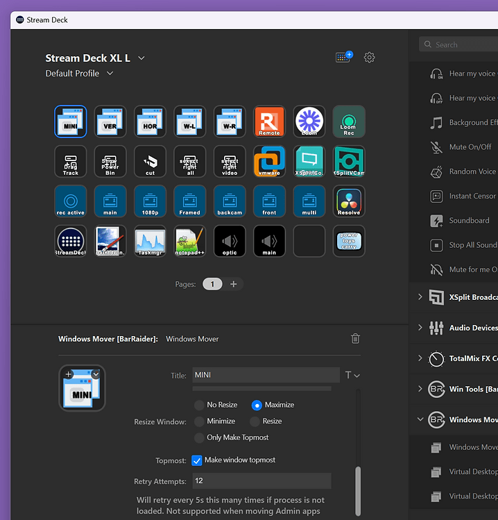 windows mover by 1