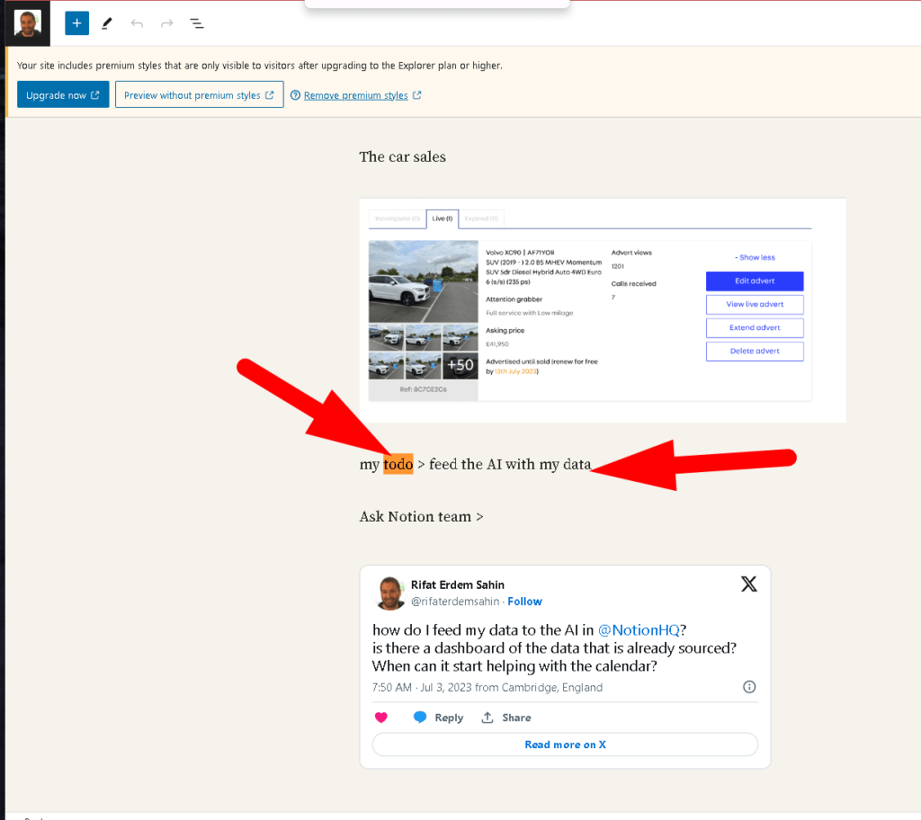 todo in wordpress 4
