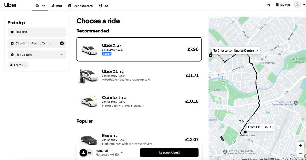 cost of going 1