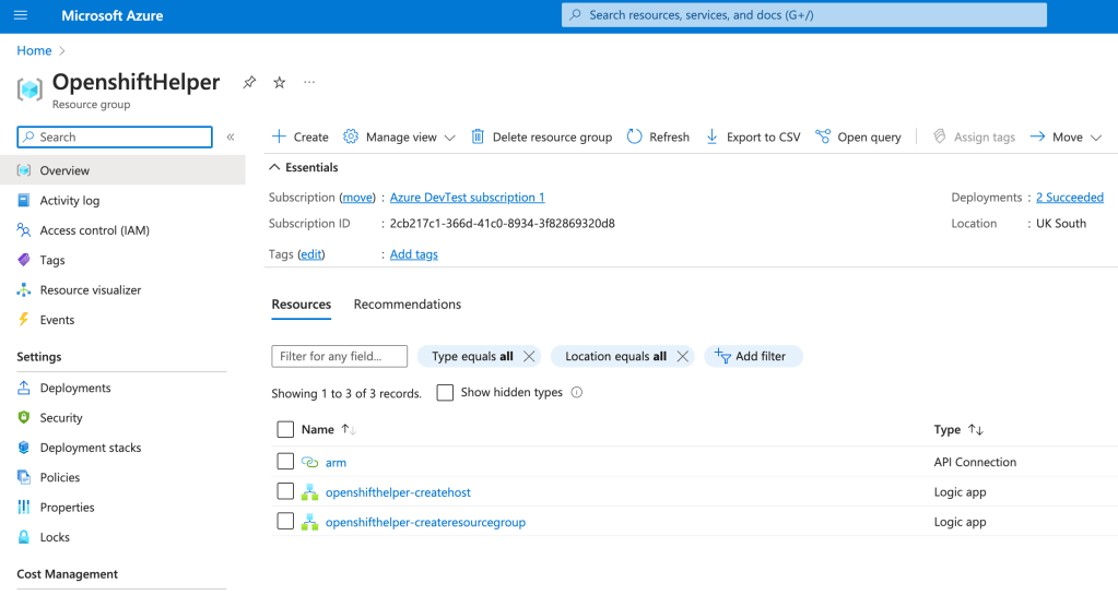 the virtual machine 1
