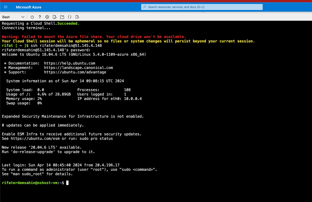 the virtual machine 15