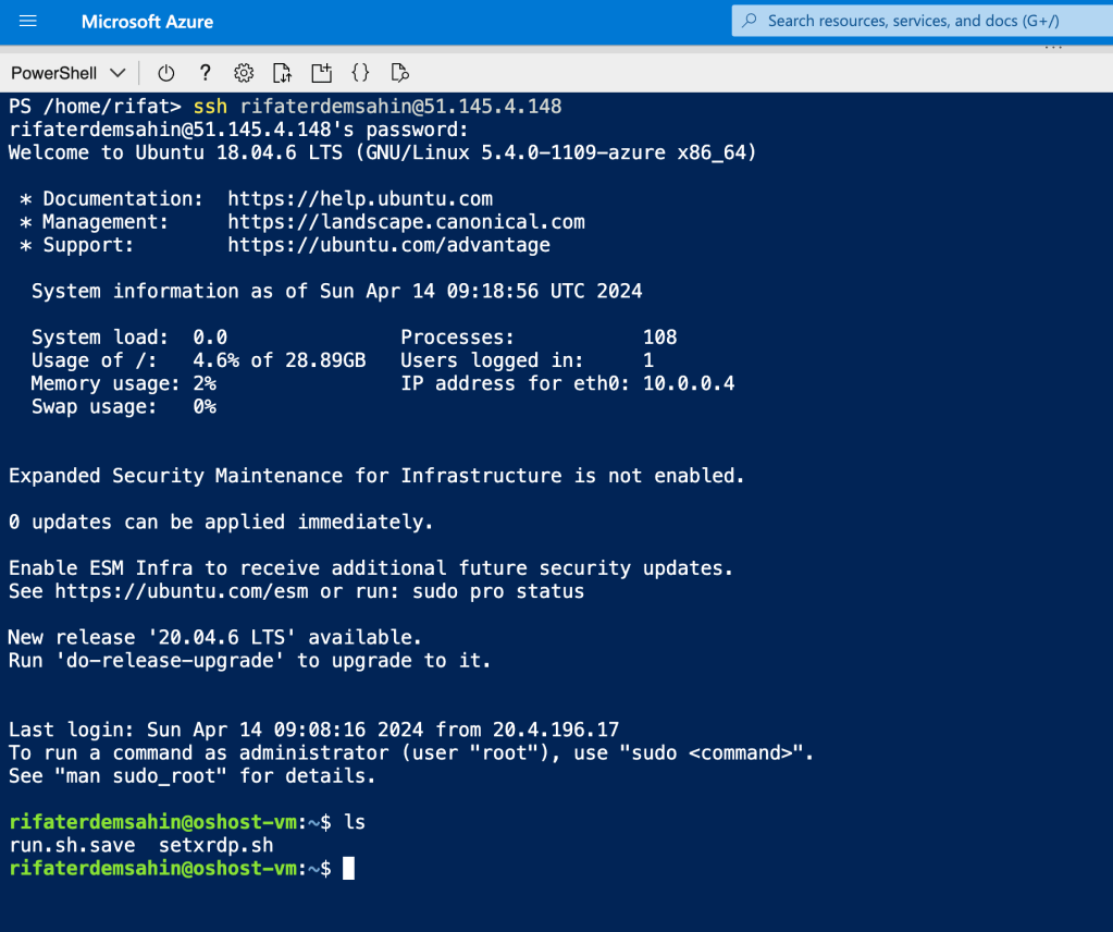 the virtual machine 19