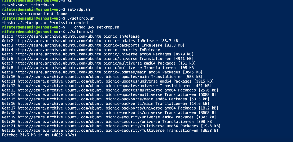 the virtual machine 21