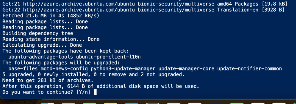 the virtual machine 23