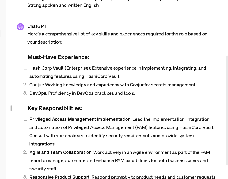 skills matrix update 2