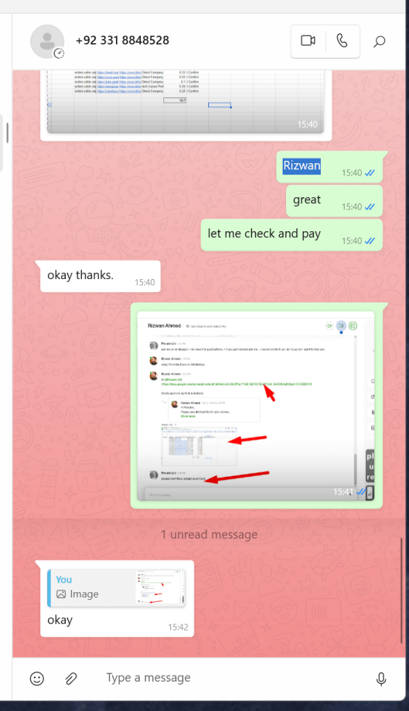 feedback to asistant 1