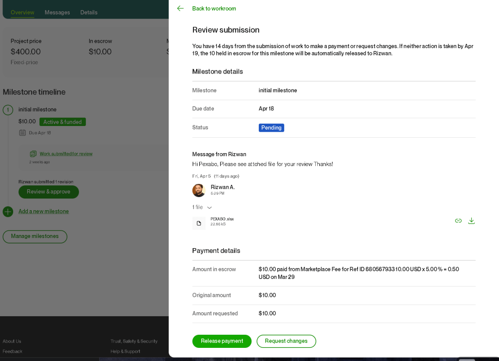 feedback to asistant 2