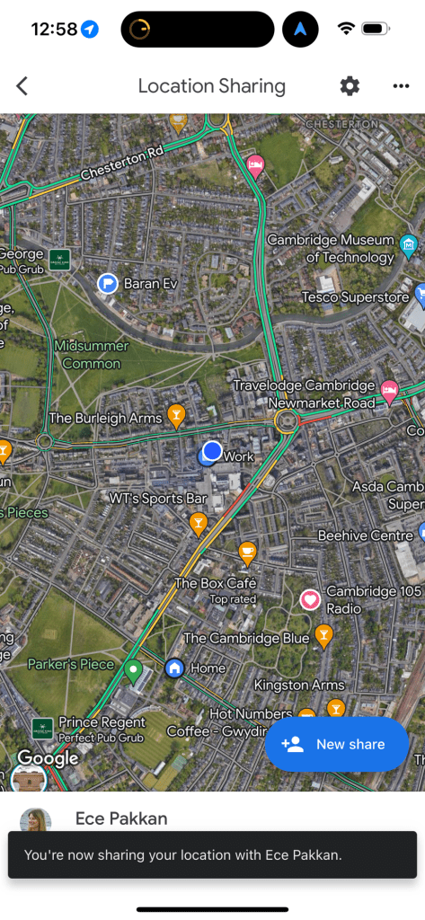 location sharing 3