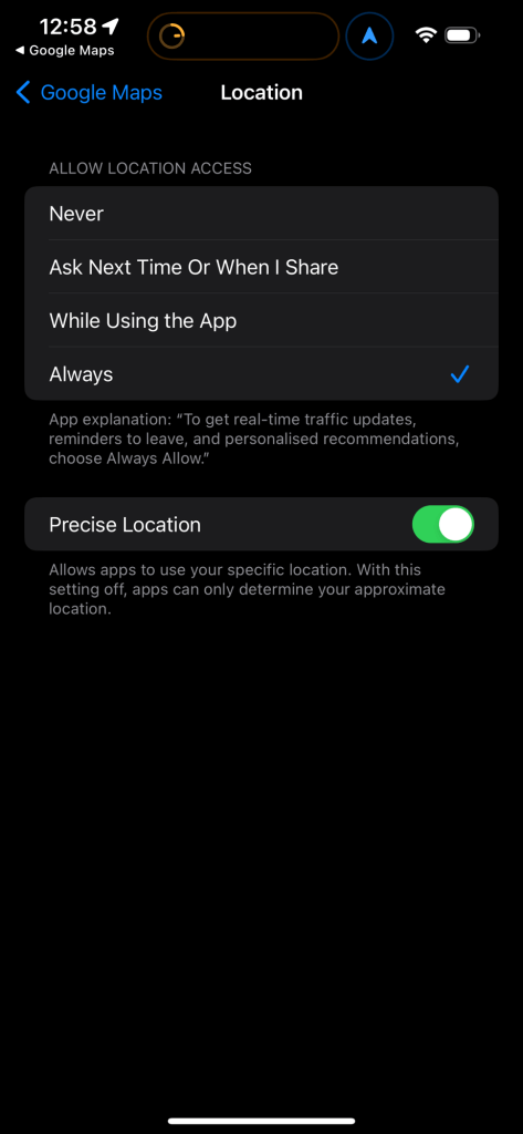 location sharing 5