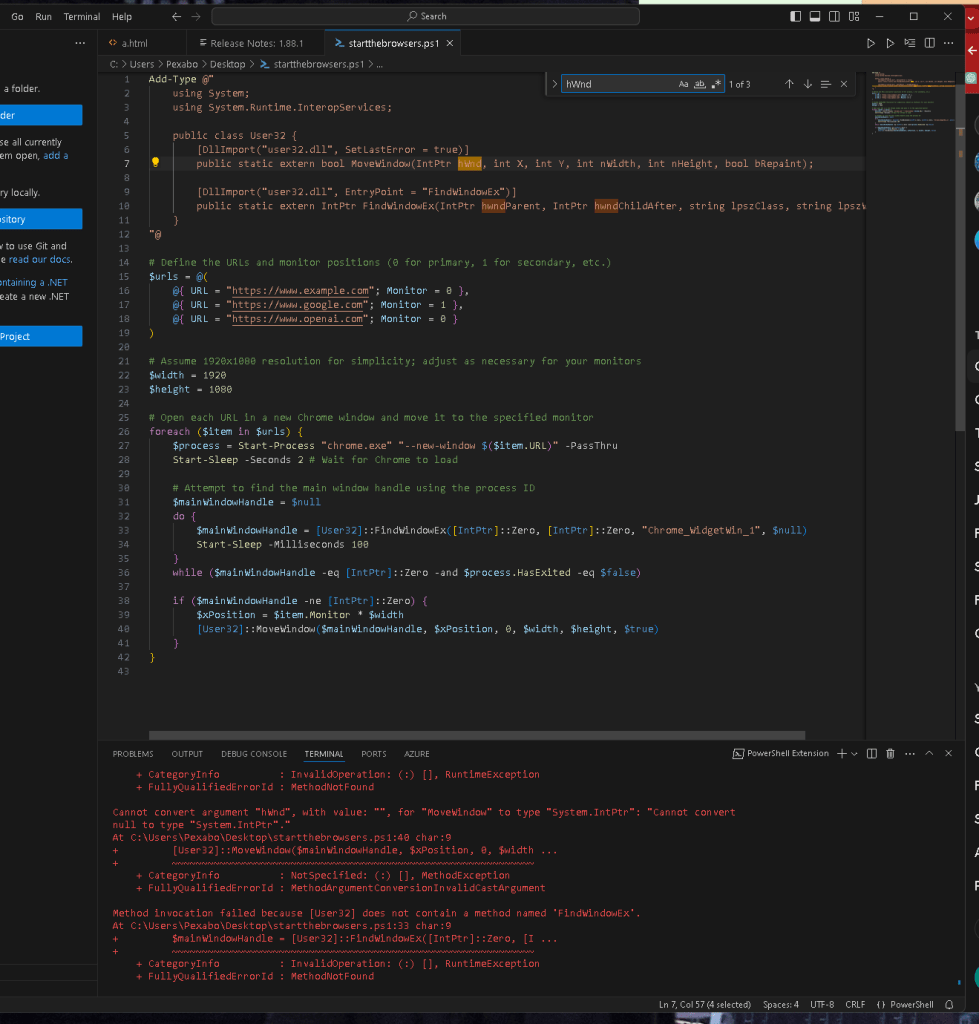 workstation opens up 4
