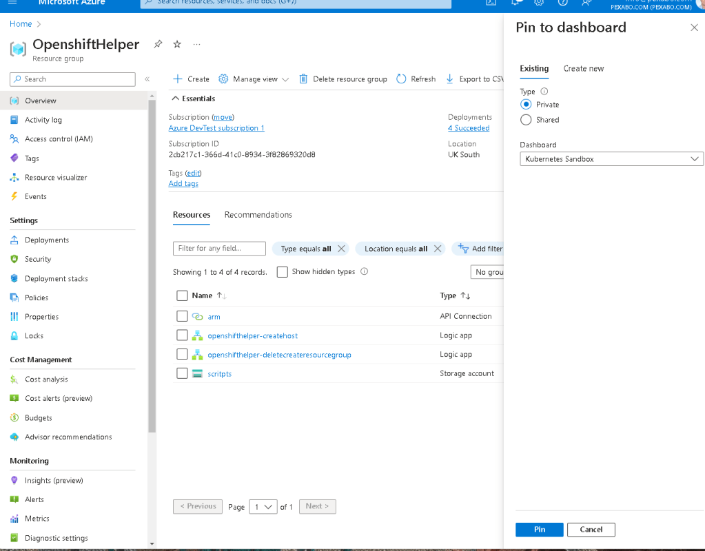 openshift host continue 18