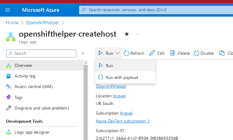 openshift host continue 19