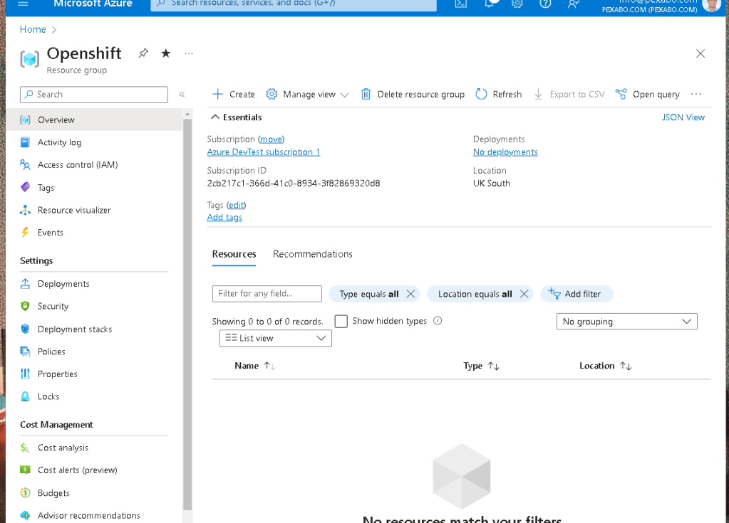 openshift host continue 41