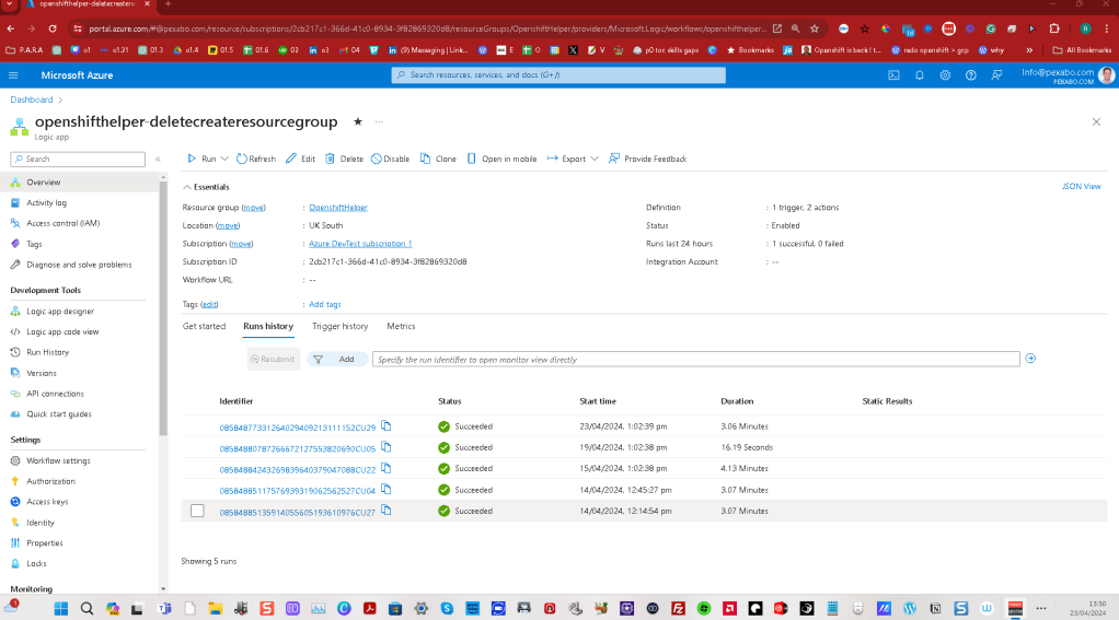 openshift host continue 44