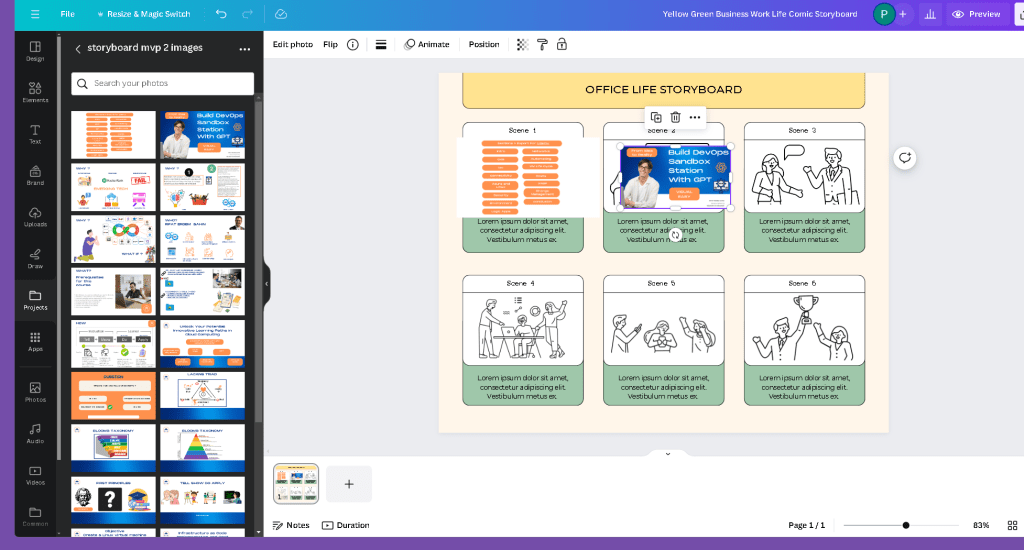 canva course format 17