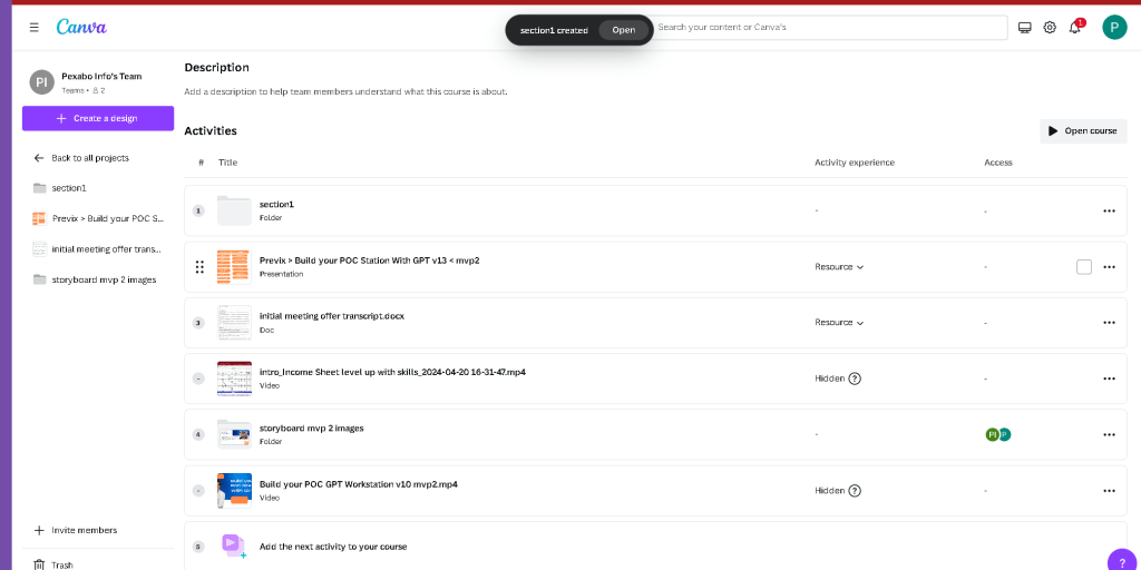 canva course format 7