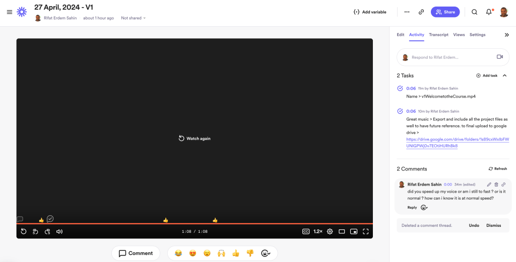video editor delegation 22